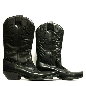 Nine West black cowboy boots